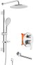 Душевая система Swedbe Platta 5542 Хром 