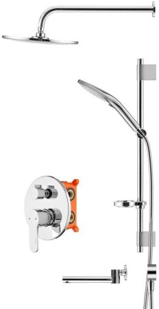 Душевая система Swedbe Platta 5542 Хром 