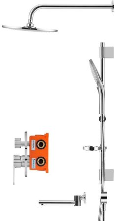 Душевая система Swedbe Platta 5542 Хром 