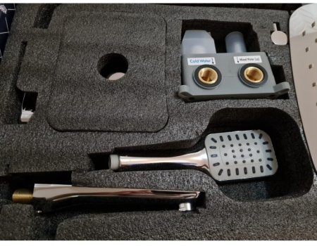 Верхний душ встраиваемый GANZER GZ21065 Хром 