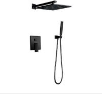 Душевая система ALMAes Leine TVZ-0810 Черная матовая