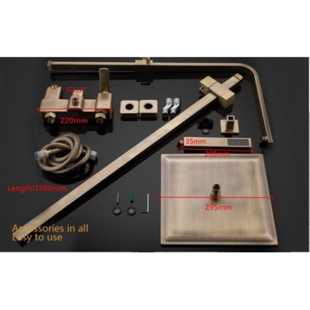 Душевая система Faop A2403-4 бронза 