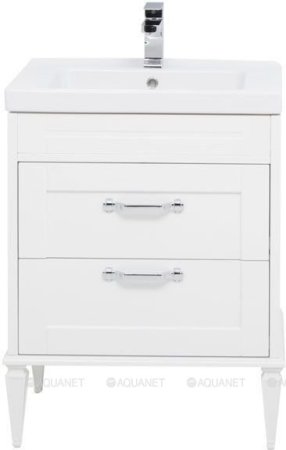 Тумба с раковиной Aquanet Денвер 65 белый 