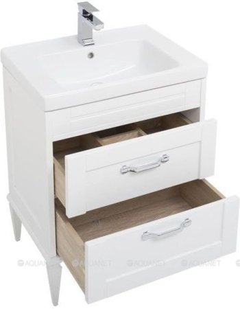 Тумба с раковиной Aquanet Денвер 65 белый 