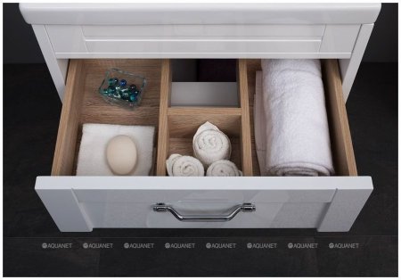 Тумба с раковиной Aquanet Денвер 65 белый 