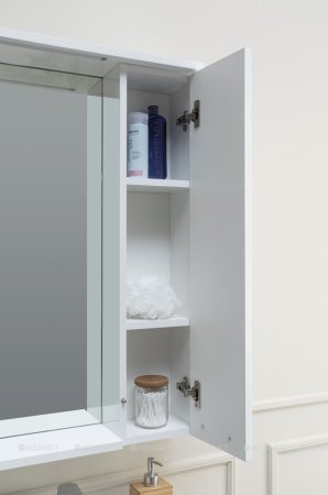 Зеркало-шкаф Aquanet Доминика 60 LED белый 