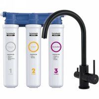 Смеситель для кухни Kaiser Merkur БР26744-9 с фильтром Черный матовый