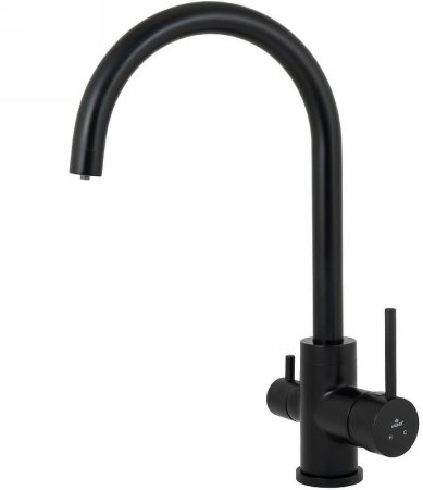 Смеситель для кухни Kaiser Merkur БР26744-9 с фильтром Черный матовый 