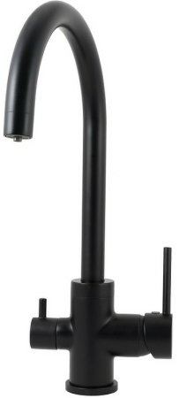 Смеситель для кухни Kaiser Merkur БР26744-9 с фильтром Черный матовый 