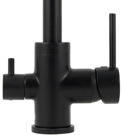 Смеситель для кухни Kaiser Merkur БР26744-9 с фильтром Черный матовый 