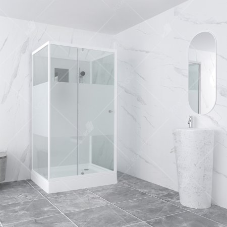 Душевая кабина RGW Andaman AN-207 100x80х200 см, профиль белый 
