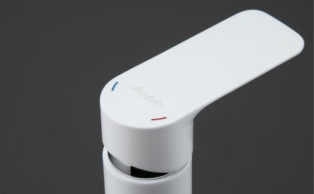 Смеситель на борт ванны Gappo G48 G1148-8 Белый Хром 