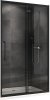 Душевая дверь Abber Schwarzer Diamant 140 AG30140BH профиль Черный стекло прозрачное 