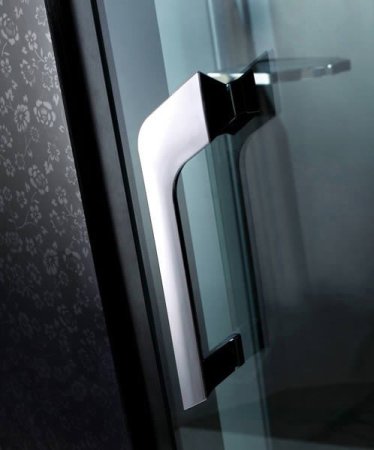 Душевая кабина Orans SR-89102RS черная, с баней 