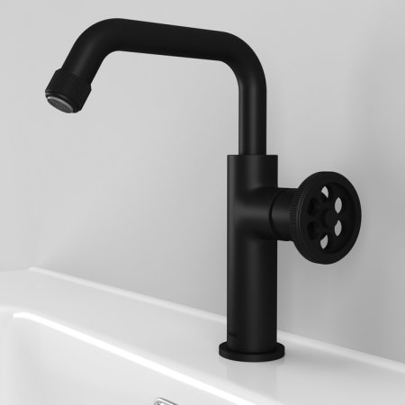 Смеситель для раковины IDDIS Grange GRABLR0i01 чёрный матовый 