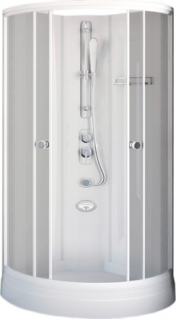 Душевая кабина Radomir Паола 2 без г/м стекло матовое 