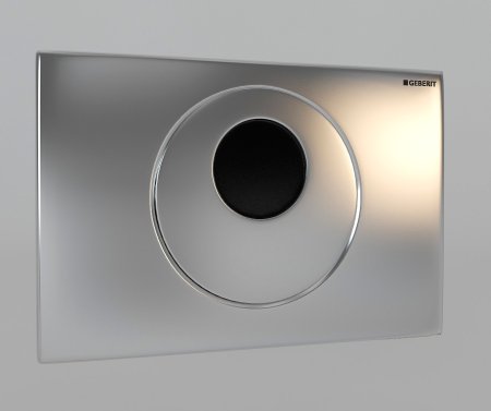 Привод бесконтактного смыва Geberit Sigma 10 115.890.SN.5 нержавеющая сталь 