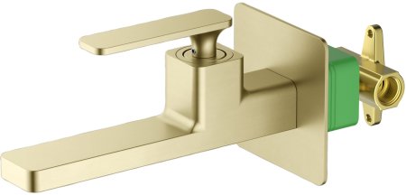 Встраиваемый смеситель для раковины TIMO Torne 4372/17SM, матовое золото 