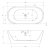 Акриловая ванна ABBER AB9203-1.6 