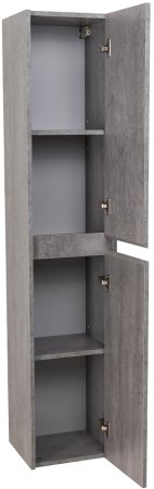 Шкаф пенал подвесной BelBagno KRAFT-1600-2A-SC-CG-R Cemento Grigio 