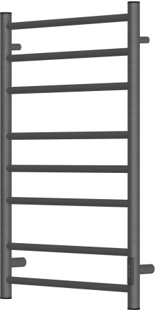 Полотенцесушитель электрический Point Аврора PN10858GR П8 500x800 диммер справа, графит премиум 