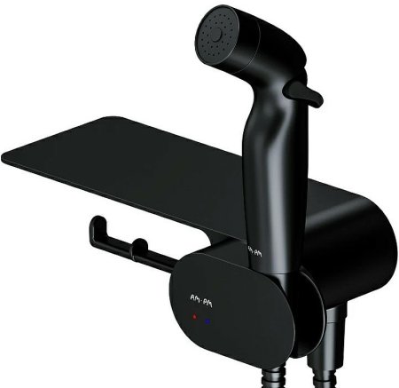 Гигиенический душ со смесителем AM.PM Like F0202622 Черный матовый 