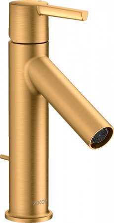 Смеситель Axor Starck 10001250 для раковины, шлифованное золото 