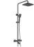 Душевая система с термостатом Rose R3536H, черный 