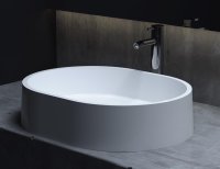 Раковина накладная матовая 56x44 Salini GLORIA 311 1102211M