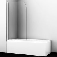 Шторка на ванну WasserKRAFT Leine 35P01-80WHITE 80х140 см