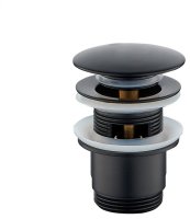 Донный клапан Rose RS01H, черный