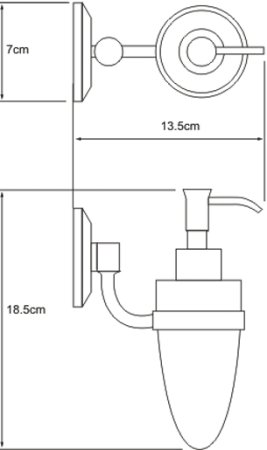 Дозатор WasserKRAFT Rhein K-6299 