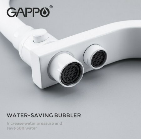 Смеситель для кухни Gappo G17-8 G4317-8 Белый 