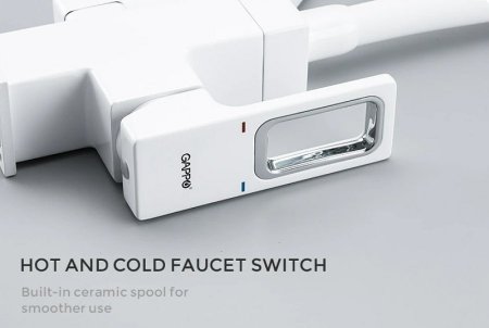 Смеситель для кухни Gappo G17-8 G4317-8 Белый 