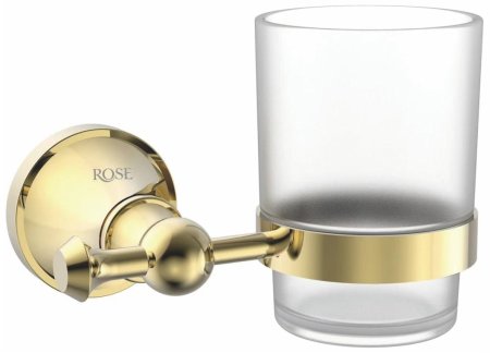 Стакан для ванной комнаты Rose RG1912E, золото 