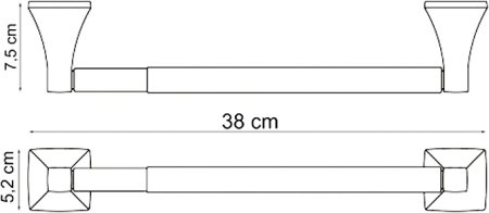 Держатель бумажных полотенец WasserKRAFT Wern K-2591 (ранее K-2522D) 