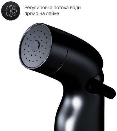 Гигиенический душ со смесителем AM.PM X-Joy F0H85A522 Черный 