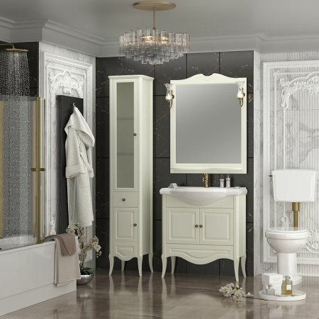 Шкаф пенал Opadiris Брунелла 38 L 00-00004351 Слоновая кость 