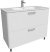 Тумба с раковиной Iddis  Brick белая,  100 см (BRI10WFi95K) 