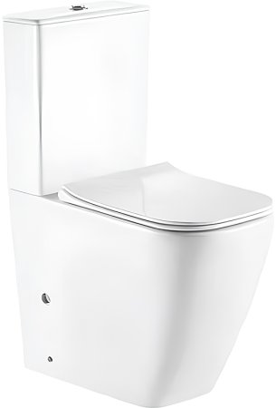 Унитаз компакт CeramaLux 1288A с бачком и сиденьем Микролифт 