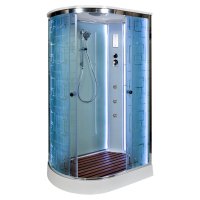 Душевая кабина Deto ЕМ1512 R LED с гидромассажем