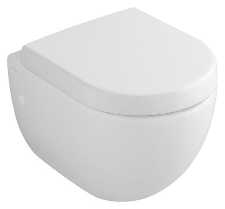 Унитаз подвесной Villeroy & Boch Subway 6604 1001 укороченный, alpin 