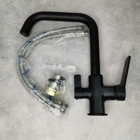 Смеситель для кухни Frap H62 F4362 Черный матовый 