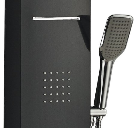 Душевая панель Boch Mann Niagara Nero BM8341 с гидромассажем Черная 