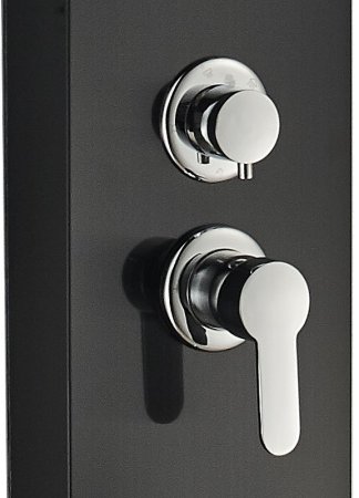 Душевая панель Boch Mann Niagara Nero BM8341 с гидромассажем Черная 