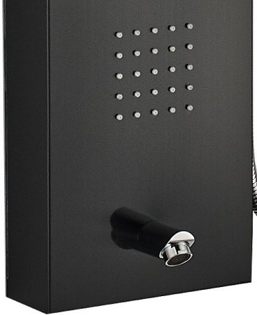 Душевая панель Boch Mann Niagara Nero BM8341 с гидромассажем Черная 