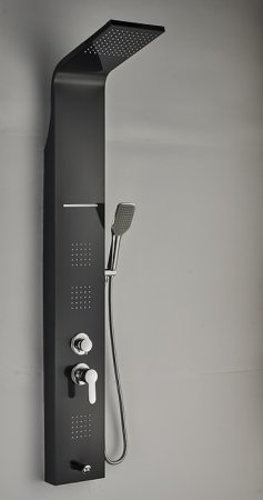 Душевая панель Boch Mann Niagara Nero BM8341 с гидромассажем Черная 