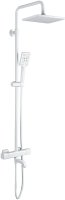 Душевая система Gappo G91 G2491-8 с термостатом Белая