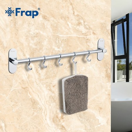 Вешалка для полотенец Frap F38 F3816-5 Хром 