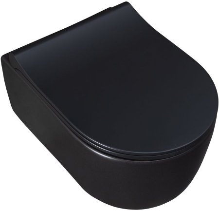 Унитаз Allen Brau Priority 4.31002.31 подвесной Черный матовый без сиденья 